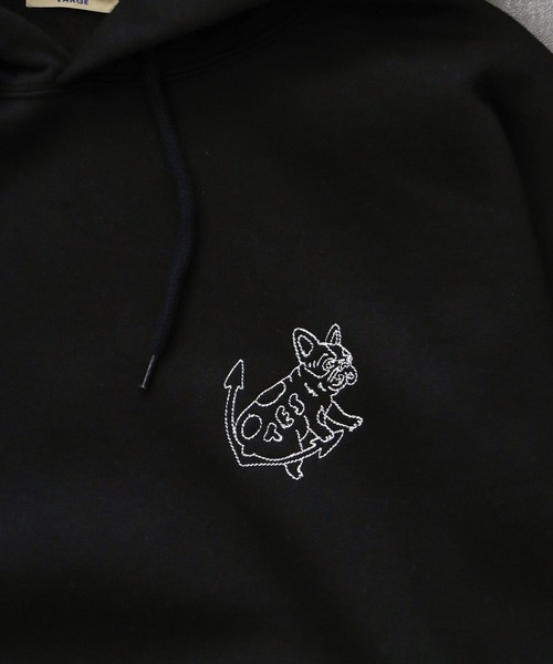 The Endless Summer（エンドレスサマー）の「TES BANDANA EMB BIG SWEAT PARKA / スウェットパーカー（パーカー・メンズ・ネイビー/ブラック/オフホワイト・SMALL/MEDIUM/LARGE/X-LARGE）」の11枚目の写真