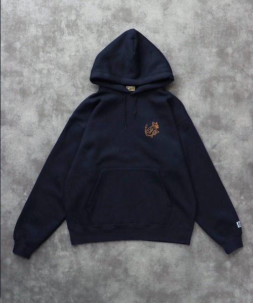 The Endless Summer（エンドレスサマー）の「TES BANDANA EMB BIG SWEAT PARKA / スウェットパーカー（パーカー・メンズ・ネイビー/ブラック/オフホワイト・SMALL/MEDIUM/LARGE/X-LARGE）」の15枚目の写真