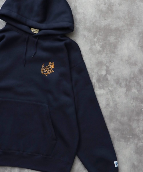 The Endless Summer（エンドレスサマー）の「TES BANDANA EMB BIG SWEAT PARKA / スウェットパーカー（パーカー・メンズ・ネイビー/ブラック/オフホワイト・SMALL/MEDIUM/LARGE/X-LARGE）」の17枚目の写真