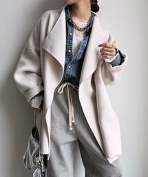 DouDou | ハンドメイドミドル丈コート(その他アウター)