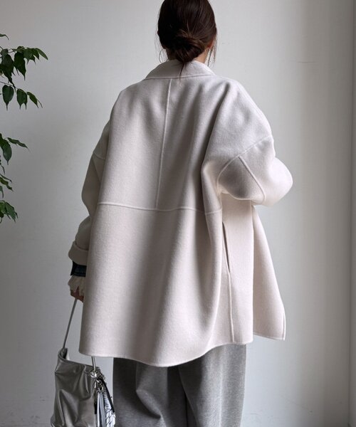 DouDou（ドゥドゥ）の「ハンドメイドミドル丈コート（その他アウター