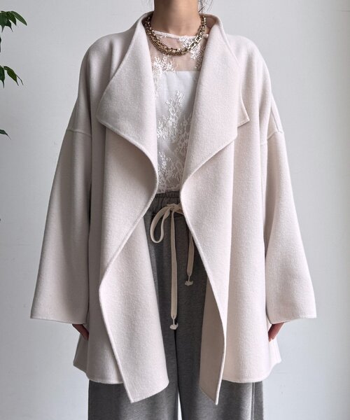 DOUDOU ハンドメイドミドル丈コート ハンドメイドミドル丈コート（その他アウター）｜DouDou