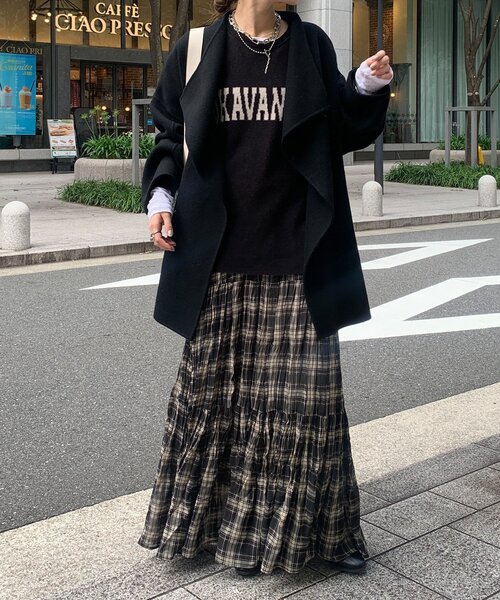 ハンドメイドミドル丈コート（その他アウター）｜DouDou（ドゥドゥ）の