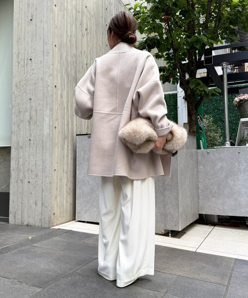 セール】ハンドメイドミドル丈コート（その他アウター）｜DouDou