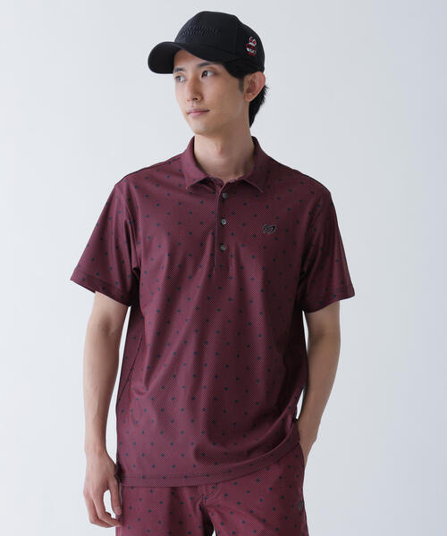 MASTER BUNNY EDITION ポロシャツ Lサイズ SWAGGY BUNNY】フルダル反染めジャガード半袖ポロシャツ | MASTER