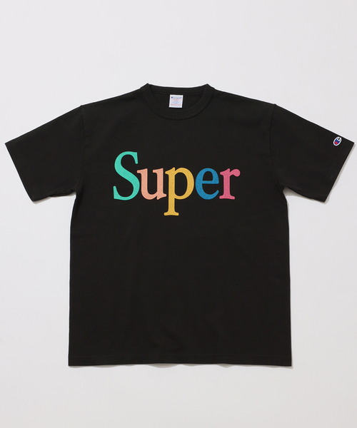 CHAMPION / チャンピオン × SUPER MARKET BLACK T1011（Tシャツ