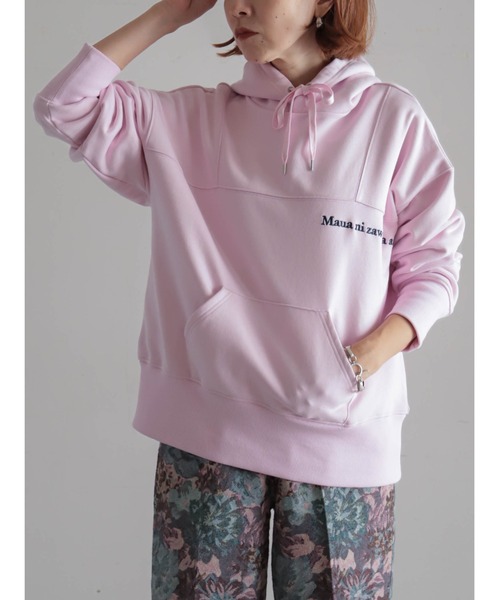 刺繍入り裏毛 フーディー | NOMBRE IMPAIR