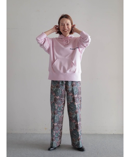 刺繍入り裏毛 フーディー | NOMBRE IMPAIR