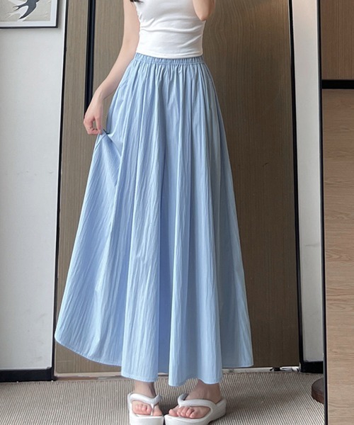Miniministore(ミニミニストア)の「ワイドパンツ 冷感キュロットパンツ春夏秋(チノパンツ・レディース・ブラック/ライトブルー/ライトベージュ/カーキ/ダークグレー/ピンク/イエロー/ラベンダー・FREE)」の5枚目の写真