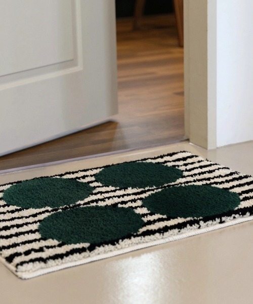 Made in I（メイドインアイ）の「北欧 MODERN ART BATH MAT（ラグ/マット・レディース・ホワイト系その他/ホワイト/ブルー/グリーン系その他/ブルー系その他/ホワイト×ブルー/レッド・FREE）」の19枚目の写真