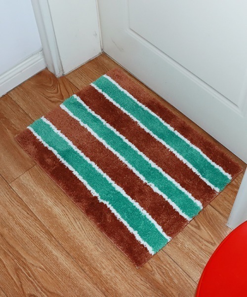 Made in I（メイドインアイ）の「北欧 MODERN ART BATH MAT（ラグ/マット・レディース・ホワイト系その他/ホワイト/ブルー/グリーン系その他/ブルー系その他/ホワイト×ブルー/レッド・FREE）」の18枚目の写真