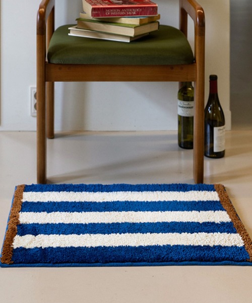 Made in I（メイドインアイ）の「北欧 MODERN ART BATH MAT（ラグ/マット・レディース・ホワイト系その他/ホワイト/ブルー/グリーン系その他/ブルー系その他/ホワイト×ブルー/レッド・FREE）」の17枚目の写真