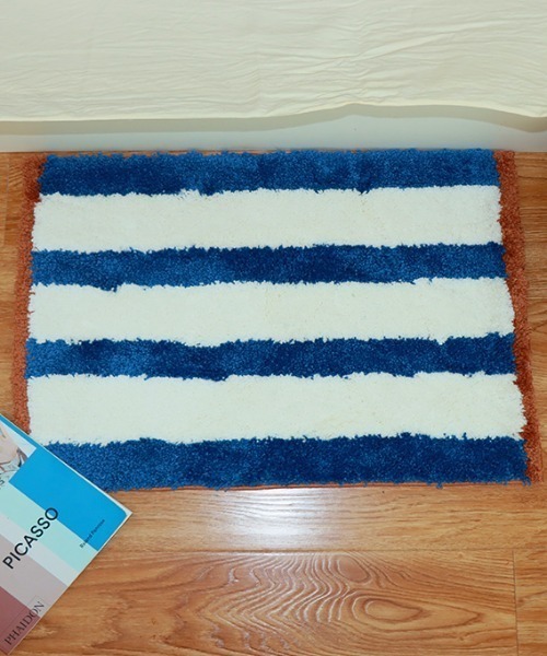 Made in I（メイドインアイ）の「北欧 MODERN ART BATH MAT（ラグ/マット・レディース・ホワイト系その他/ホワイト/ブルー/グリーン系その他/ブルー系その他/ホワイト×ブルー/レッド・FREE）」の21枚目の写真