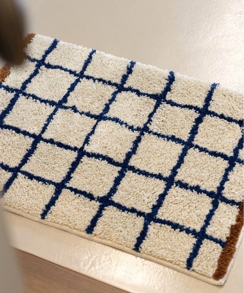 Made in I(メイドインアイ)の「北欧 MODERN ART BATH MAT(ラグ/マット・レディース・ホワイト系その他/ホワイト/ブルー/グリーン系その他/ブルー系その他/ホワイト×ブルー/レッド・FREE)」の15枚目の写真