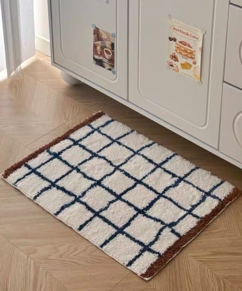 Made in I(メイドインアイ)の「北欧 MODERN ART BATH MAT(ラグ/マット・レディース・ホワイト系その他/ホワイト/ブルー/グリーン系その他/ブルー系その他/ホワイト×ブルー/レッド・FREE)」の16枚目の写真