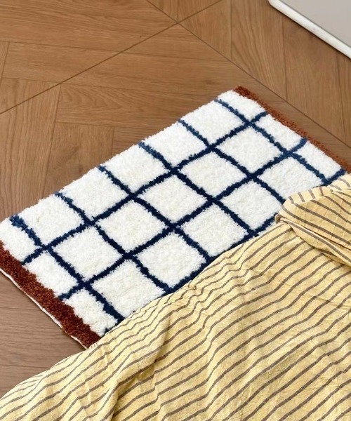 Made in I(メイドインアイ)の「北欧 MODERN ART BATH MAT(ラグ/マット・レディース・ホワイト系その他/ホワイト/ブルー/グリーン系その他/ブルー系その他/ホワイト×ブルー/レッド・FREE)」の15枚目の写真