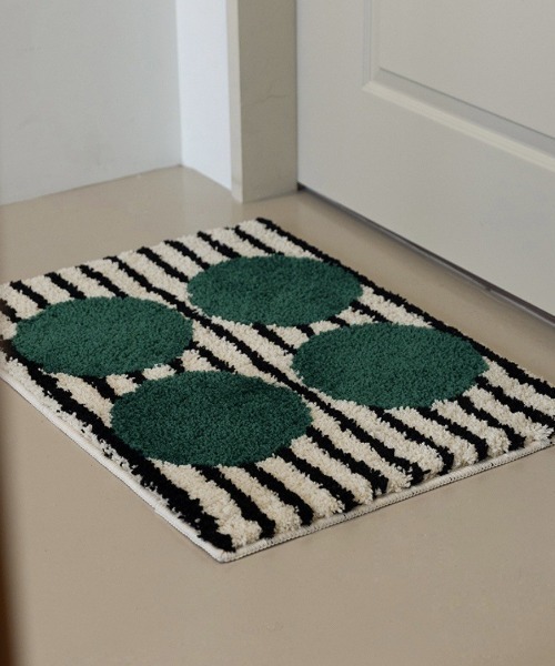 Made in I(メイドインアイ)の「北欧 MODERN ART BATH MAT(ラグ/マット・レディース・ホワイト系その他/ホワイト/ブルー/グリーン系その他/ブルー系その他/ホワイト×ブルー/レッド・FREE)」の17枚目の写真