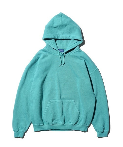 TOWNCRAFT（タウンクラフト）の「TOWN CRAFT タウンクラフト / 90S PIGMENT PULL HOODIE（パーカー・メンズ・ピンク/ネイビー/パープル/ブラック/ブルーグレー/オリーブ/エメラルド/ライトブルー/グレー/ターコイズブルー・MEDIUM/X-LARGE/XX-LARGE/LARGE）」の6枚目の写真