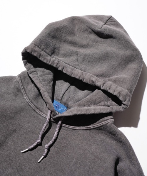 TOWNCRAFT（タウンクラフト）の「TOWN CRAFT タウンクラフト / 90S PIGMENT PULL HOODIE（パーカー・メンズ・ピンク/ネイビー/パープル/ブラック/ブルーグレー/オリーブ/エメラルド/ライトブルー/グレー/ターコイズブルー・MEDIUM/X-LARGE/XX-LARGE/LARGE）」の16枚目の写真