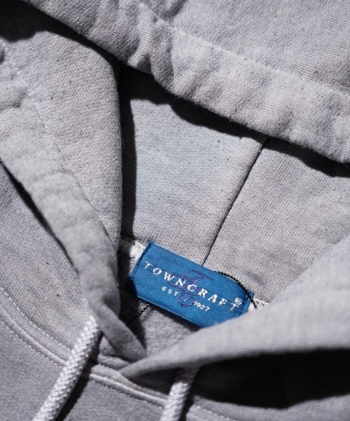 TOWNCRAFT（タウンクラフト）の「TOWN CRAFT タウンクラフト / 90S PIGMENT PULL HOODIE（パーカー・メンズ・ピンク/ネイビー/パープル/ブラック/ブルーグレー/オリーブ/エメラルド/ライトブルー/グレー/ターコイズブルー・MEDIUM/X-LARGE/XX-LARGE/LARGE）」の22枚目の写真