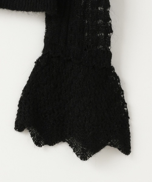 LOWRYS FARM(ローリーズファーム)の「レーシーフリルカーディガン 593406(カーディガン/ボレロ・レディース・アイボリー/ライトグリーン/ブラック・FREE)」の16枚目の写真