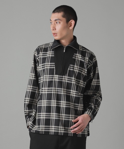 新品　 ZUCCa / TWストレッチチェック / シャツ TWストレッチチェック / シャツ（シャツ/ブラウス）｜ZUCCa（ズッカ