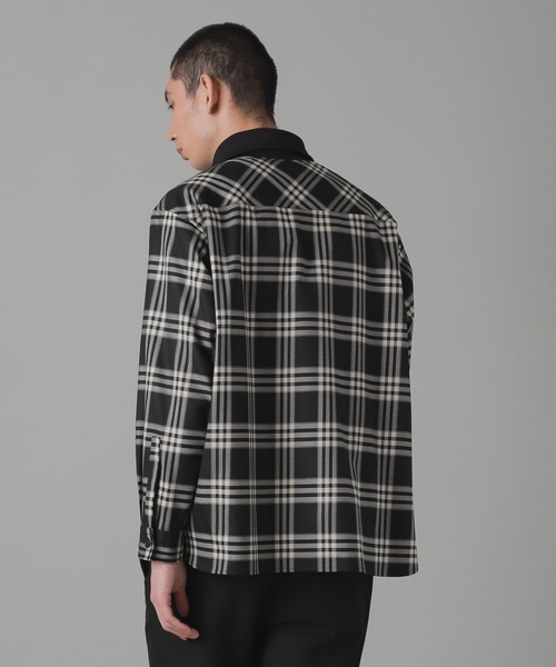 新品　 ZUCCa / TWストレッチチェック / シャツ TWストレッチチェック / シャツ（シャツ/ブラウス）｜ZUCCa（ズッカ