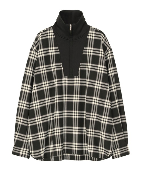 新品　 ZUCCa / TWストレッチチェック / シャツ TWストレッチチェック / シャツ（シャツ/ブラウス）｜ZUCCa（ズッカ