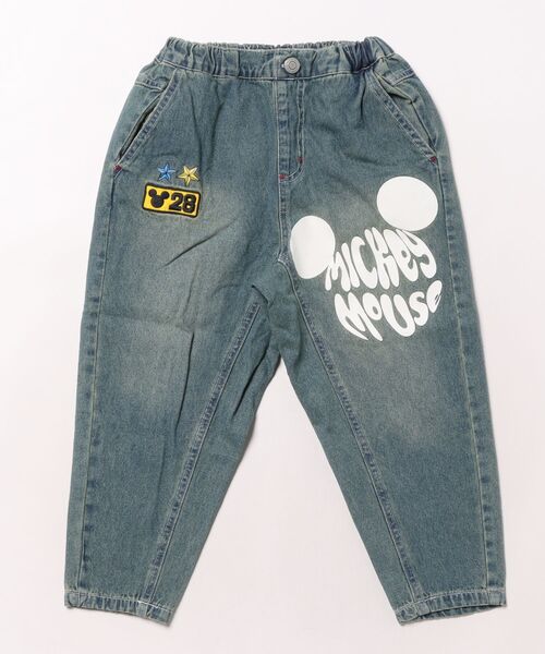 Disney（ディズニー）の「ディズニー グランジデニムロングパンツ 0908K（デニムパンツ・キッズ・ライトインディゴブルー/ブラック・80ｃｍ/90cm/100cm/110cm/120cm/130cm/140cm）」の5枚目の写真