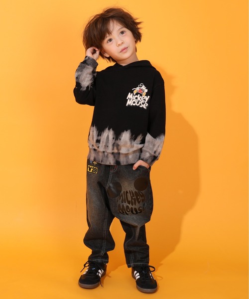 Disney（ディズニー）の「ディズニー グランジデニムロングパンツ 0908K（デニムパンツ・キッズ・ライトインディゴブルー/ブラック・80ｃｍ/90cm/100cm/110cm/120cm/130cm/140cm）」の13枚目の写真