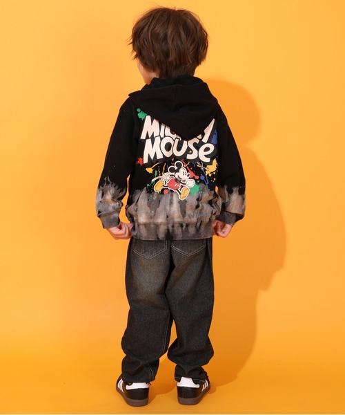 Disney（ディズニー）の「ディズニー グランジデニムロングパンツ 0908K（デニムパンツ・キッズ・ライトインディゴブルー/ブラック・80ｃｍ/90cm/100cm/110cm/120cm/130cm/140cm）」の6枚目の写真