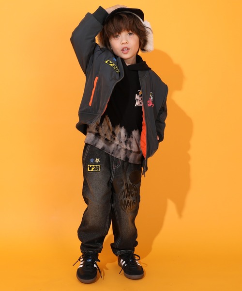 Disney（ディズニー）の「ディズニー グランジデニムロングパンツ 0908K（デニムパンツ・キッズ・ライトインディゴブルー/ブラック・80ｃｍ/90cm/100cm/110cm/120cm/130cm/140cm）」の10枚目の写真