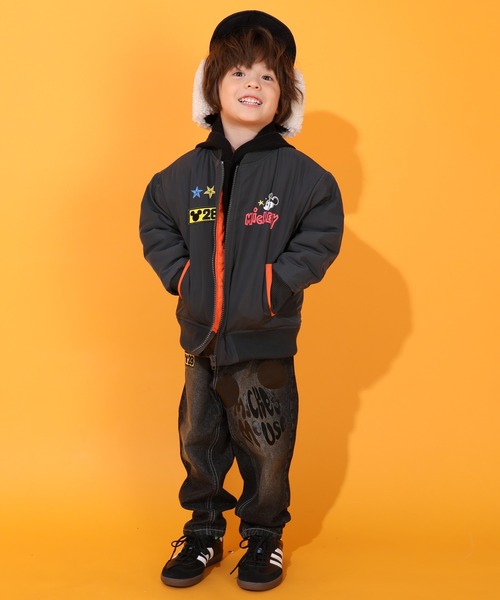 Disney（ディズニー）の「ディズニー グランジデニムロングパンツ 0908K（デニムパンツ・キッズ・ライトインディゴブルー/ブラック・80ｃｍ/90cm/100cm/110cm/120cm/130cm/140cm）」の16枚目の写真