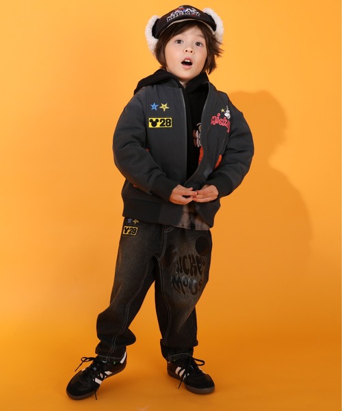 Disney（ディズニー）の「ディズニー グランジデニムロングパンツ 0908K（デニムパンツ・キッズ・ライトインディゴブルー/ブラック・80ｃｍ/90cm/100cm/110cm/120cm/130cm/140cm）」の18枚目の写真