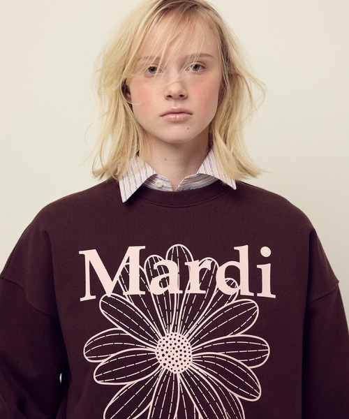 SWEATSHIRT FLOWERMARDI / スウェットシャツ フラワーマルディ