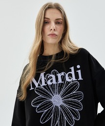 Mardi Mercredi（マルディメクルディ）の「SWEATSHIRT FLOWERMARDI / スウェットシャツ フラワーマルディ（スウェット）」