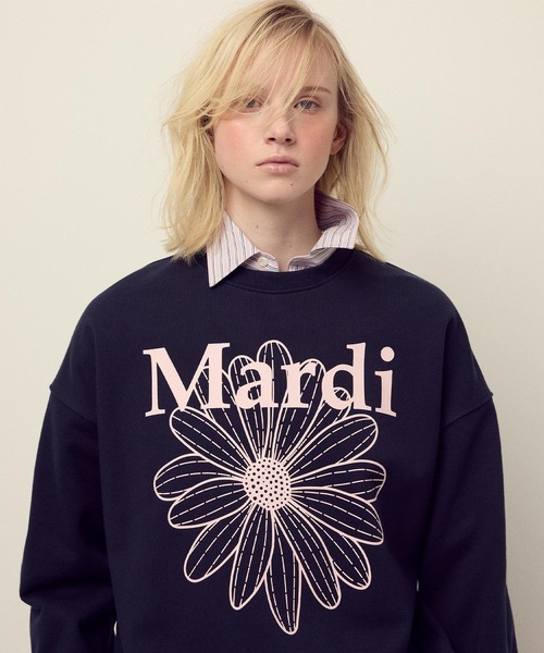 SWEATSHIRT FLOWERMARDI スウェットシャツ フラワーマルディ SWEATSHIRT FLOWERMARDI / スウェットシャツ フラワーマルディ
