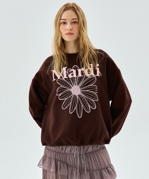 SWEATSHIRT FLOWERMARDI スウェットシャツ フラワーマルディ SWEATSHIRT FLOWERMARDI / スウェットシャツ フラワーマルディ