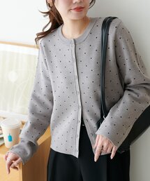 【WEB限定】ドットカーディガン