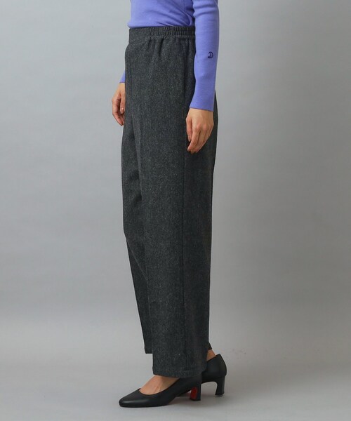 ウォッシャブルツイードイージーパンツ 