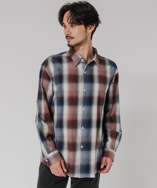 OUTDOOR EXCHANGE（アウトドアエクスチェンジ）の「『別注』OUTDOOR EXCHANGE×URBAN RESEARCH　シャギーチェックシャツ（シャツ/ブラウス・メンズ・その他1/その他2・MEDIUM/LARGE）」の3枚目の写真
