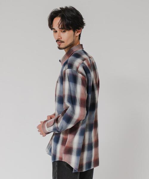 OUTDOOR EXCHANGE（アウトドアエクスチェンジ）の「『別注』OUTDOOR EXCHANGE×URBAN RESEARCH　シャギーチェックシャツ（シャツ/ブラウス・メンズ・その他1/その他2・MEDIUM/LARGE）」の5枚目の写真