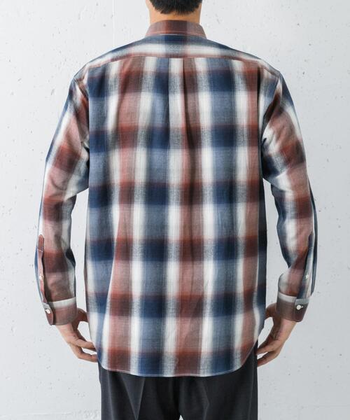 アーバンリサーチ（URBAN RESEARCH）/『別注』OUTDOOR EXCHANGE×URBAN RESEARCH　シャギーチェックシャツ セール】『別注』OUTDOOR EXCHANGE×URBAN RESEARCH シャギーチェック