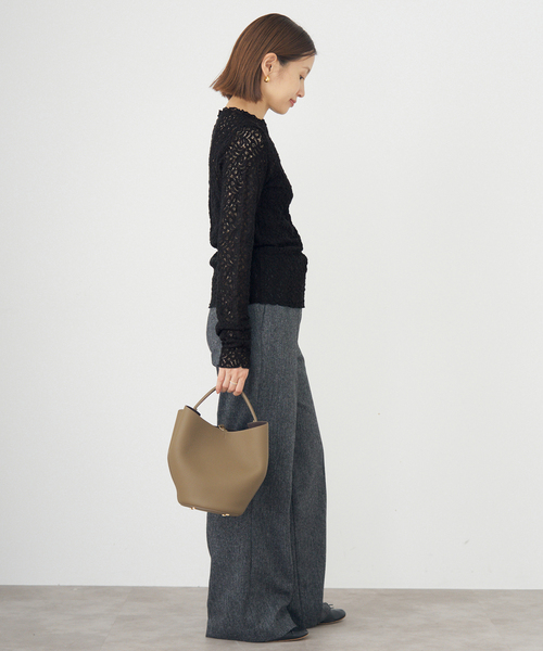 リーフレース ボトルネックプルオーバー（Tシャツ/カットソー）｜IENA