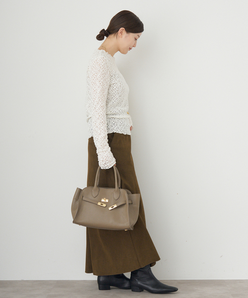 リーフレース ボトルネックプルオーバー（Tシャツ/カットソー）｜IENA