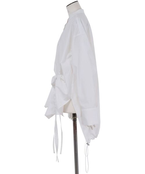 HEM GATHER SH / ヘムギャザーシャツ