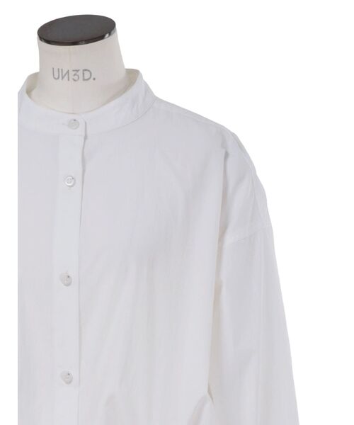 HEM GATHER SH / ヘムギャザーシャツ