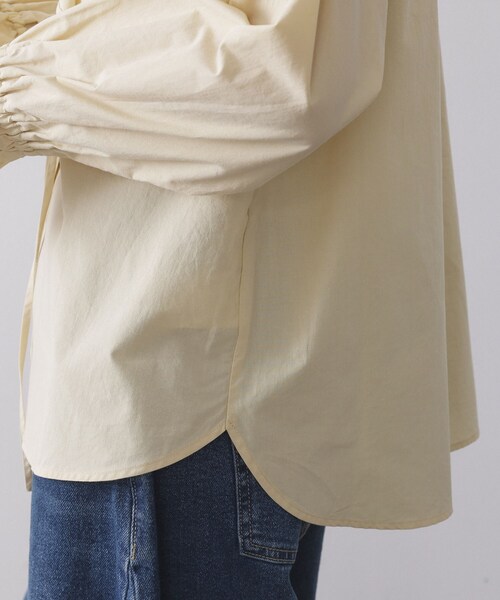 OPAQUE.CLIP（オペークドットクリップ）の「ラッフルフリルブラウス【洗濯機OK】（シャツ/ブラウス・レディース・ホワイト/ブラック/イエロー系その他・00）」の22枚目の写真