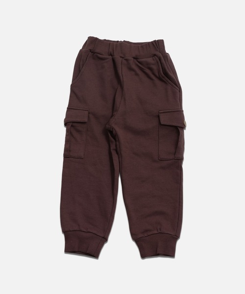 chil2(チルツー)の「裏毛カーゴパンツ(スウェットパンツ・キッズ・ブラック/カーキ/ブラウン/ネイビー・100cm/110cm/120cm/130cm/140cm/150cm)」の5枚目の写真
