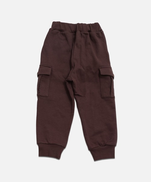 chil2(チルツー)の「裏毛カーゴパンツ(スウェットパンツ・キッズ・ブラック/カーキ/ブラウン/ネイビー・100cm/110cm/120cm/130cm/140cm/150cm)」の6枚目の写真